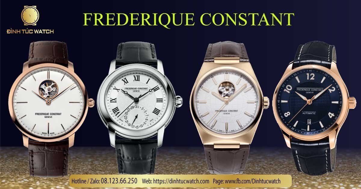 Top 3 đồng hồ đeo tay Frederique Constant hút khách nhất bên trên Đình Túc Watch