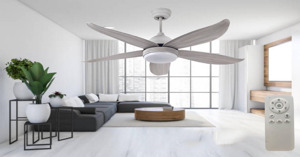 Top 3 mẫu quạt trần Zemba dưới 3 triệu trang trí phòng khách đẹp sang trọng