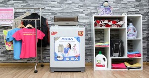Top 3 máy giặt Aqua 8kg lồng đứng mới nhất 2022