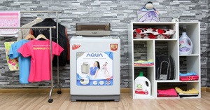 Top 3 máy giặt Aqua 8kg lồng đứng mới nhất 2022