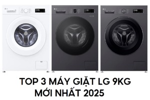 Top 3 máy giặt LG Inverter 9kg mới nhất 2025 cho gia đình