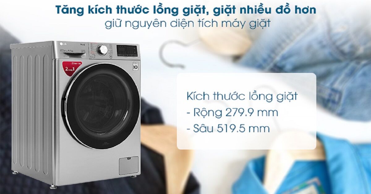Top 3 máy giặt sấy Lg 9kg được sử dụng phổ biến cho năm 2023