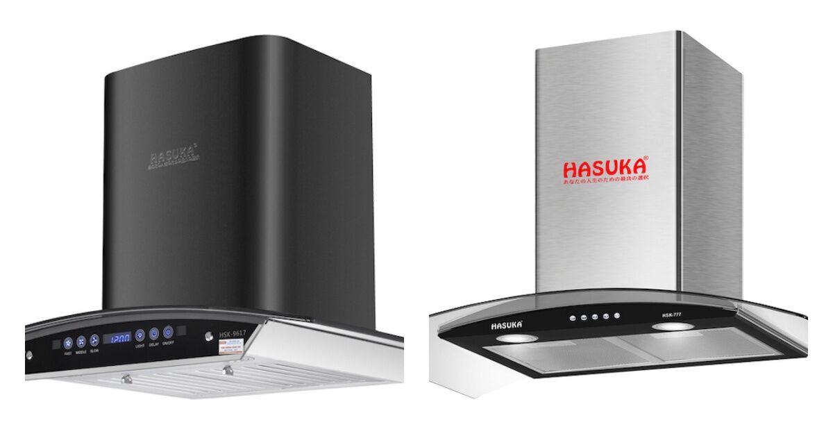 Top 3 máy hút mùi Hasuka đáng mua nhất hiện nay