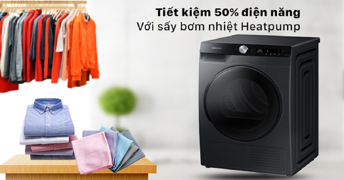 Top 3 máy sấy quần áo Samsung heatpump 9kg tốt nhất hiện nay