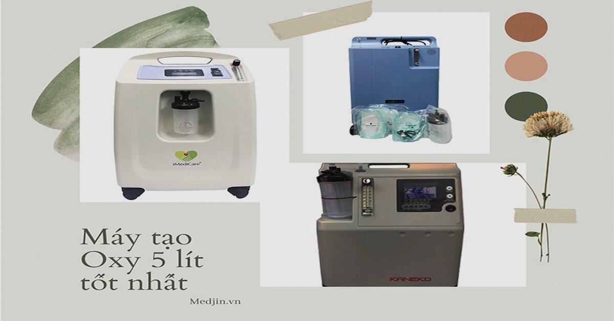 Top 3 máy tạo oxy 5 lít tốt nhất cho bệnh nhân điều trị tại nhà