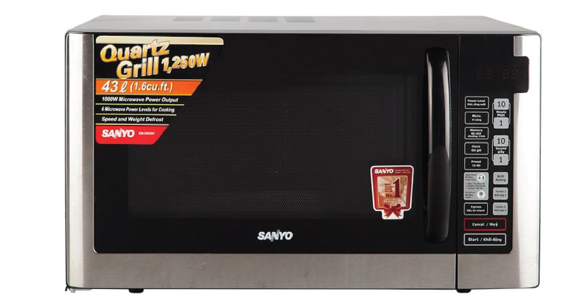 Top 3 model lò vi sóng Sanyo tốt nhất 2021