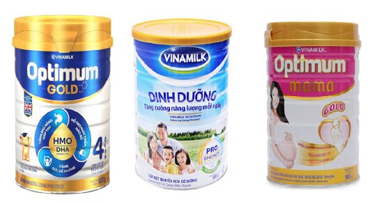 Top 3 sữa bột Vinamilk 900g bán chạy nhất năm 2021