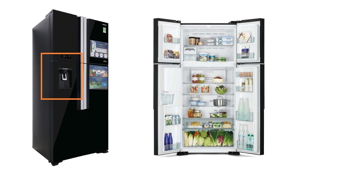 TOP 3 tủ lạnh Hitachi 4 cánh lấy nước ngoài SANG - XỊN - MỊN giá lại rẻ đáng sắm