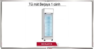 Top 3 tủ mát Berjaya 1 cánh được ưa chuộng tại thị trường hiện nay