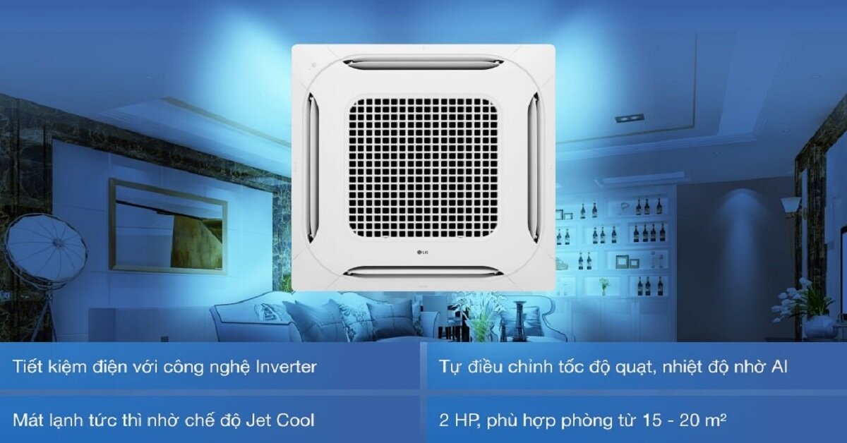 Top 4 chiếc máy lạnh âm trần LG và Panasonic 1 chiều chất lượng tốt năm 2022