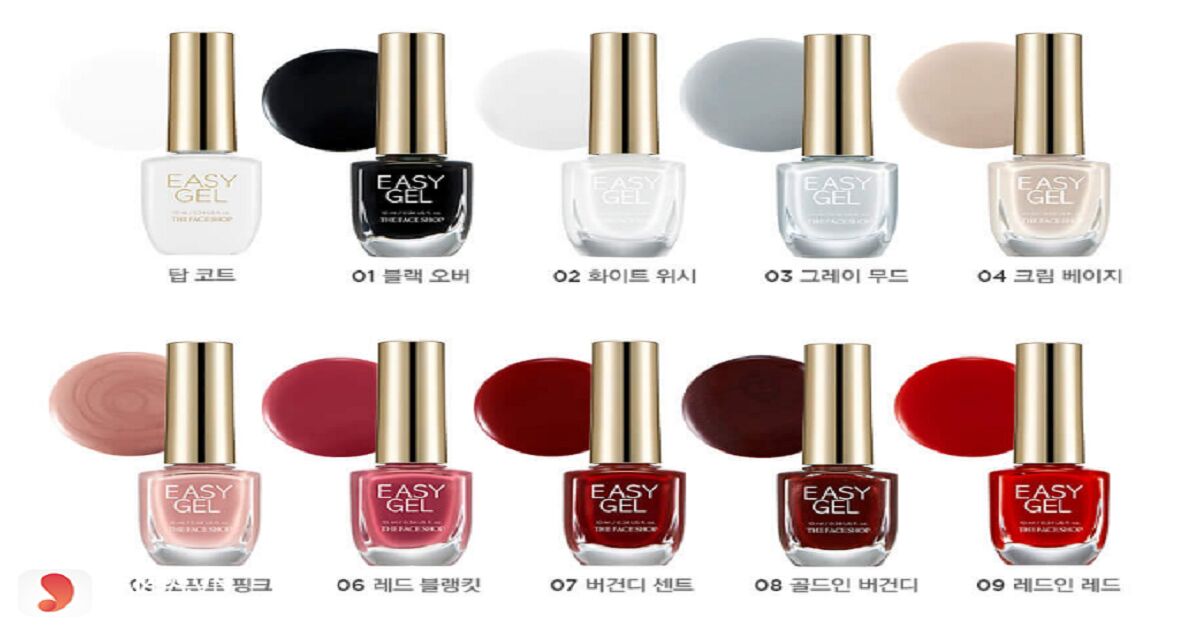 Top 4 dòng sơn móng tay The Face Shop cứ sơn là đẹp