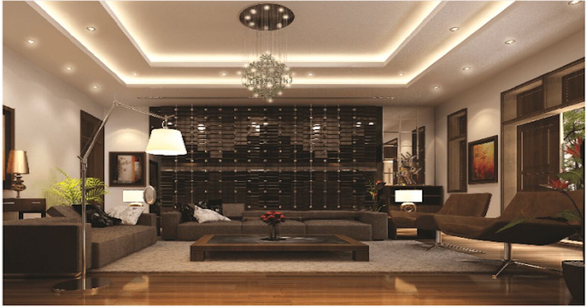 Top 4 mẫu đèn trần đẹp mê mẩn cho phòng khách