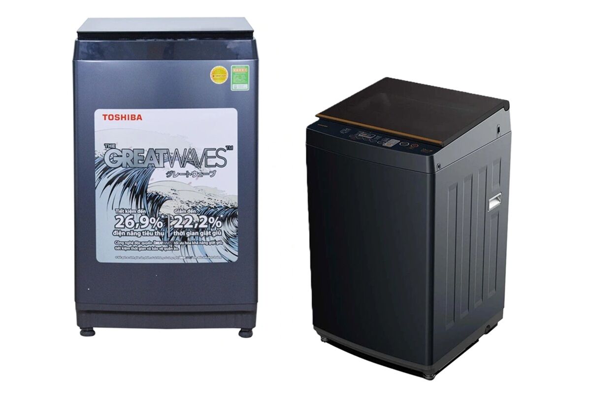 Top 4 máy giặt Toshiba 10kg cửa đứng đáng mua nhất năm 2026