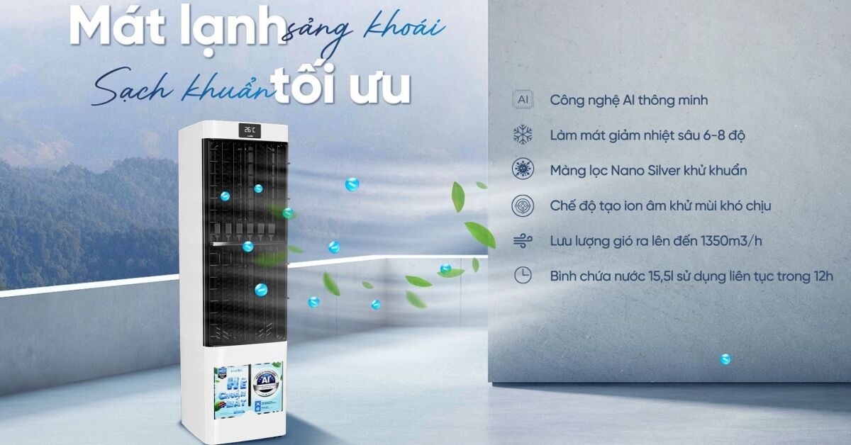 Top 4 quạt điều hòa Karofi đáng mua nhất hè 2023