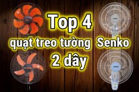 TOP 4 quạt treo tường Senko 2 dây 'quốc dân' của năm 2025