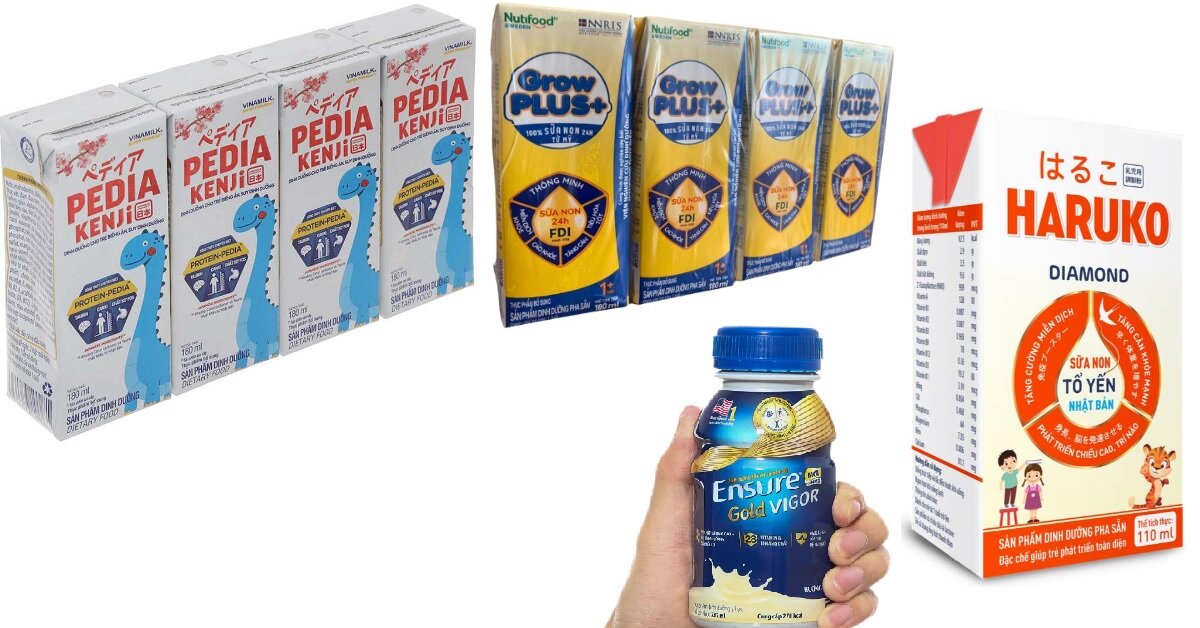 TOP 4 sữa pha sẵn tăng cân tiện lợi dễ mua được tại các cửa hàng