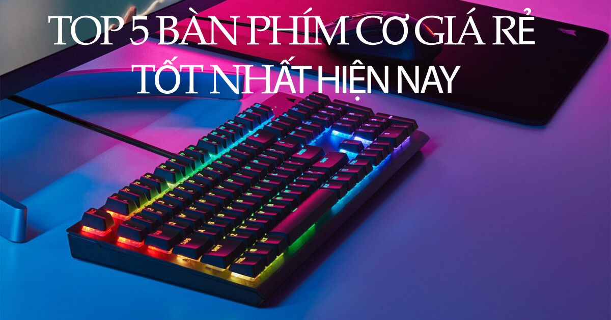 Top 5 bàn phím cơ giá rẻ tốt nhất hiện nay