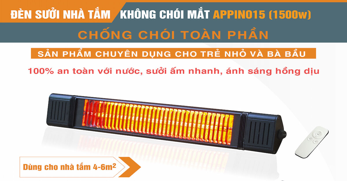Top 5 đèn sưởi nhà tắm Heizen tốt nhất hiện nay