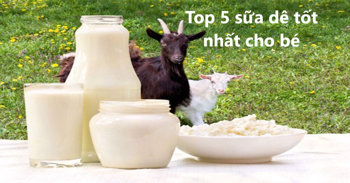 Top 5 loại sữa dê cho bé giúp phát triển toàn diện tốt nhất hiện nay