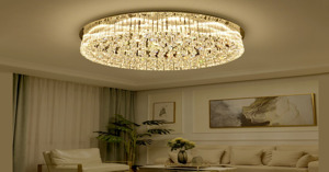 Top 5 mẫu đèn chùm ốp trần hot nhất