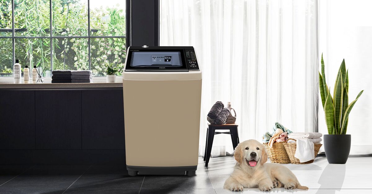 Top 5 máy giặt Aqua cửa trên tốt nhất 2023 giá chỉ 4,5 triệu đồng