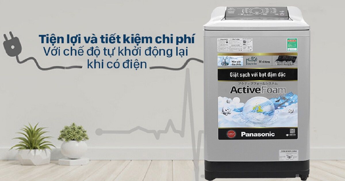 Top 5 máy giặt Panasonic cửa trên bán chạy nhất năm 2021
