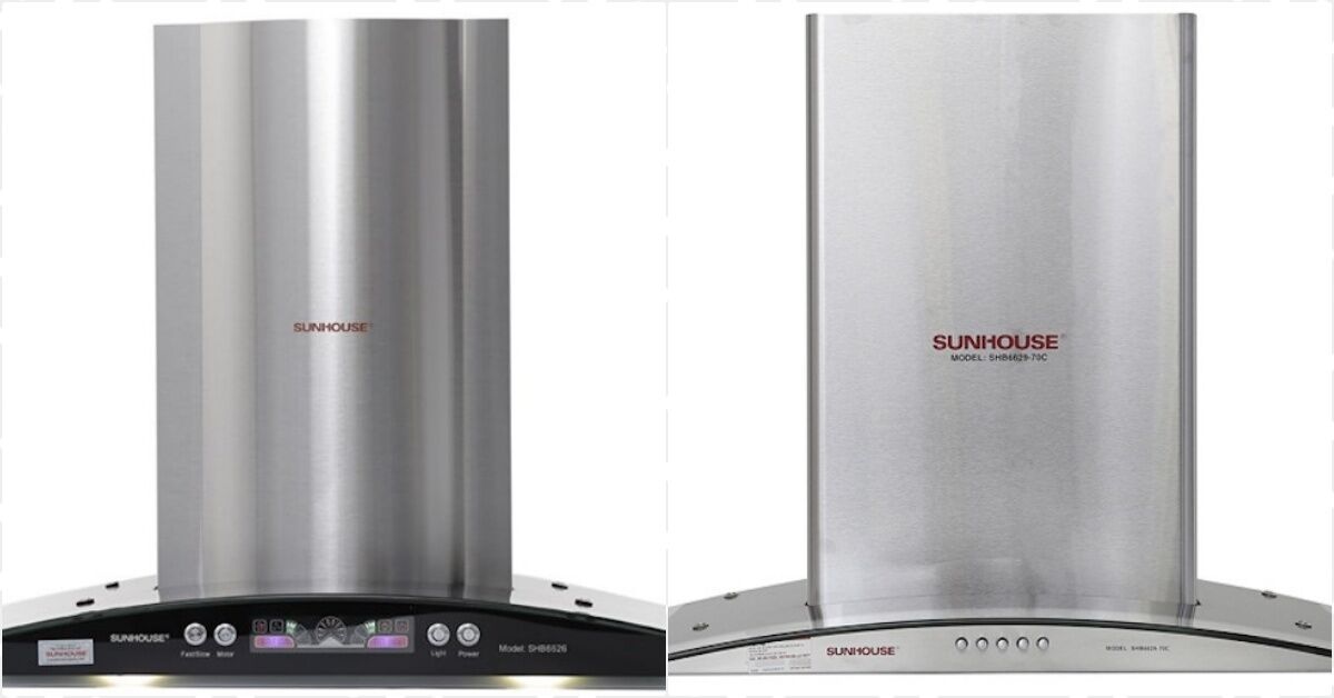 Top 5 máy hút mùi kính cong Sunhouse tốt hiện đang được tin dùng nhất 2023