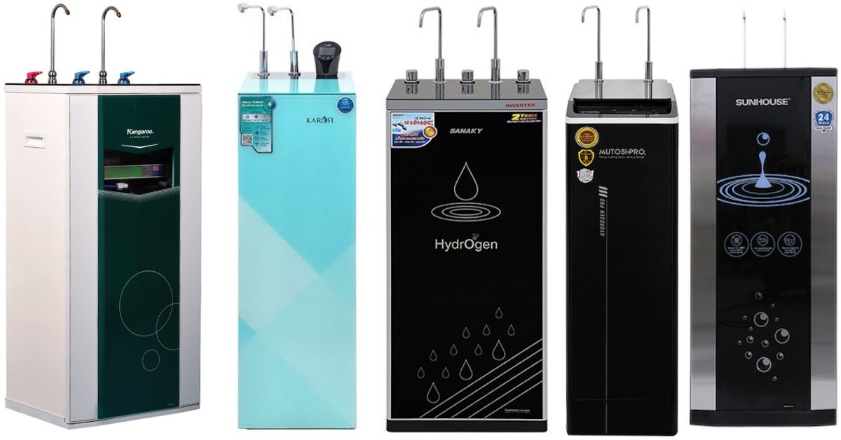 Top 5 máy lọc nước 2 vòi nóng lạnh được ưa chuộng nhất 2023
