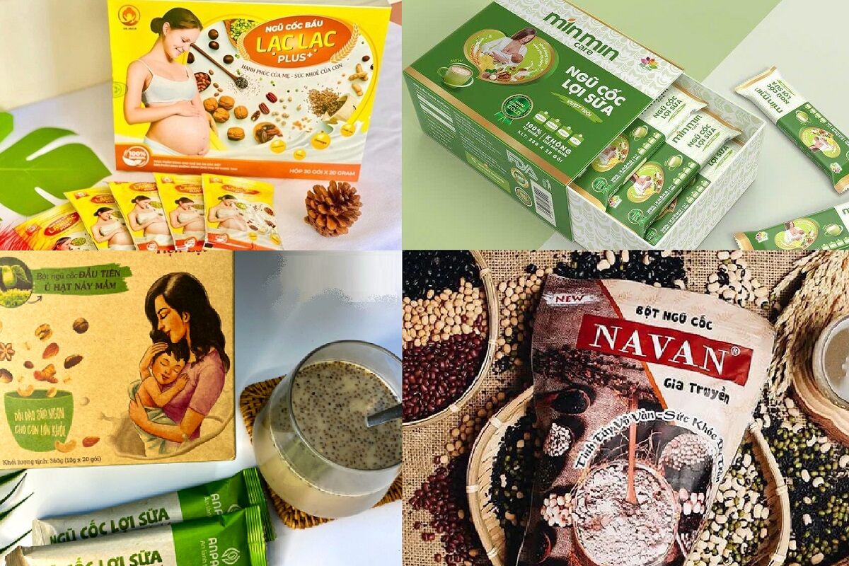 Top 5 ngũ cốc lợi sữa tốt cho mẹ bầu sau sinh giúp sữa về nhiều và an toàn