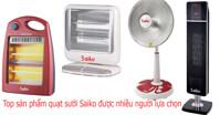 Top 5 sản phẩm quạt sưởi Saiko được nhiều người sử dụng.
