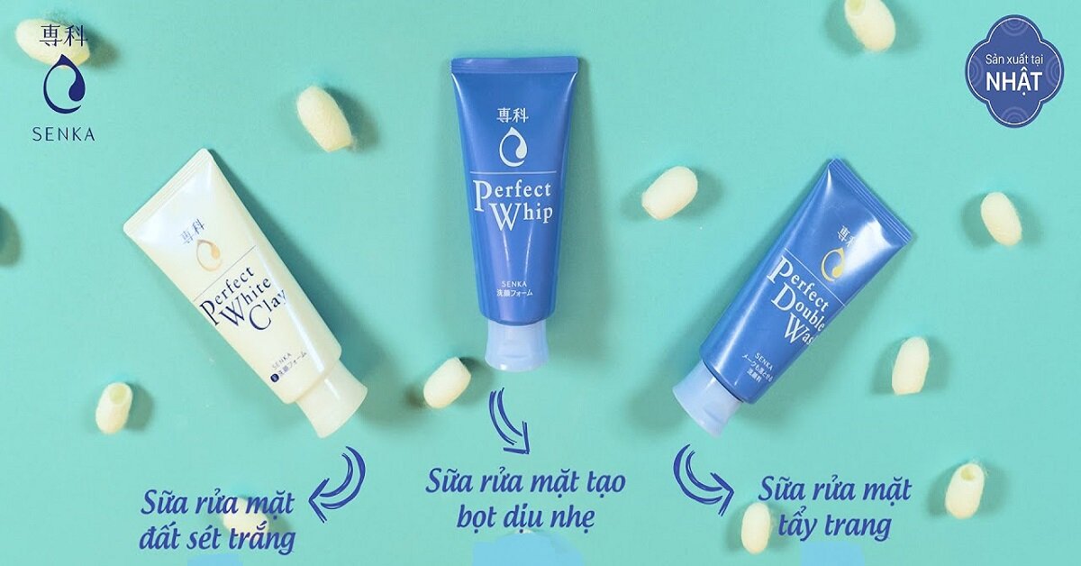 Top 5 sản phẩm sữa rửa mặt Senka hot nhất hiện nay