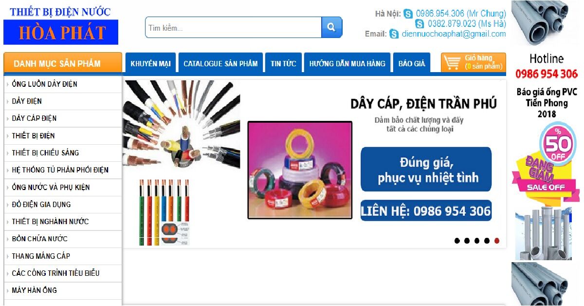 TOP 5 thiết bị điện nước bán chạy nhất tại Hòa Phát