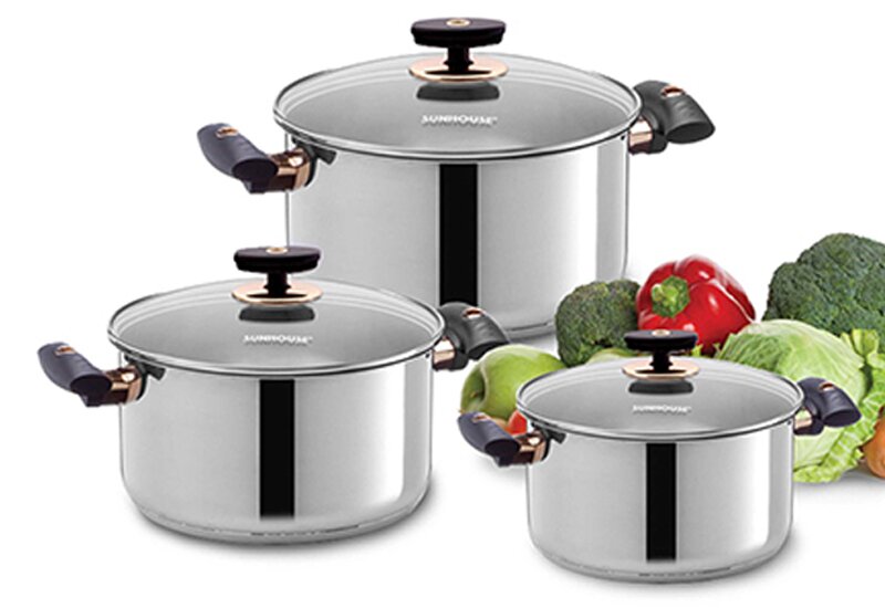 Top 6 bộ nồi inox 3 đáy giá rẻ, uy tín, chất lượng
