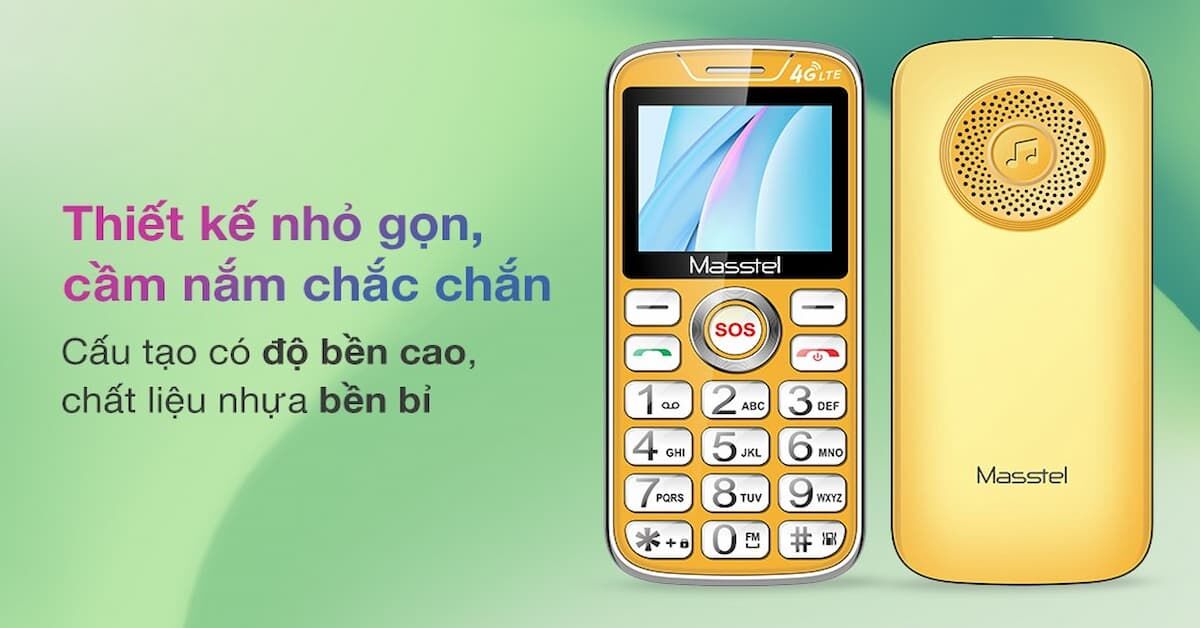 TOP 6 điện thoại Masstel phím bấm giá chỉ từ 500.000 đồng