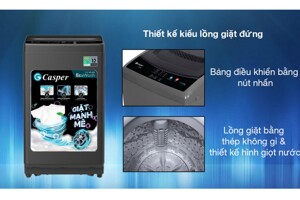TOP 6 máy giặt Casper cửa trên giá chỉ khoảng 3 triệu đồng, rất đáng mua đầu năm 2025