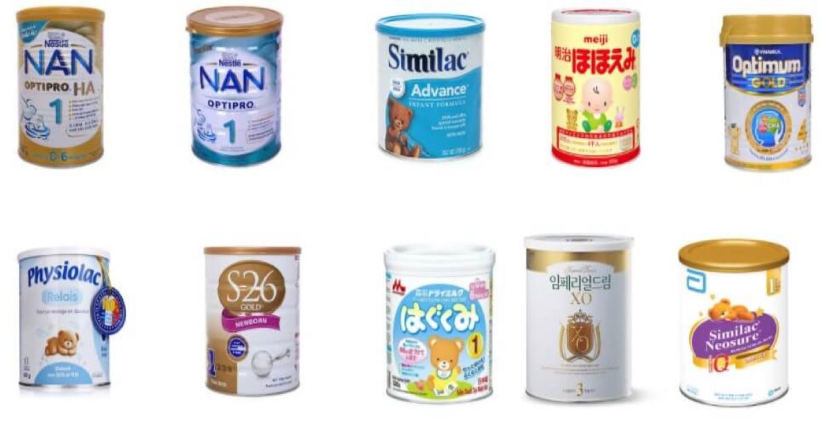 Top 6 sữa bột trẻ em có giá thành dưới 600.000 vnđ