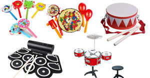 Top 7 đồ chơi trống dành cho bé giúp kích thích tối đa sự sáng tạo và tự tin