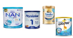 Top 7 dòng sữa cho trẻ sơ sinh 0 - 6 tháng tuổi giúp phát triển toàn diện