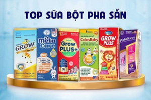 Top 8 sữa pha sẵn tốt cho bé 1-3 tuổi tăng cân, phát triển chiều cao