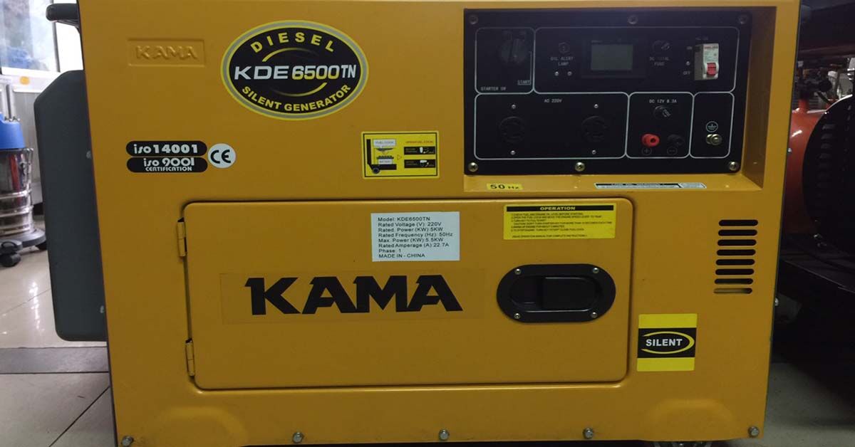 TOP máy phát điện chạy dầu 5kW tốt nhất để mua năm 2020