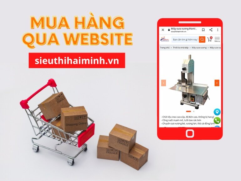 Đặt mua máy cưa xương Hamiboss trên website siêu thị Hải Minh