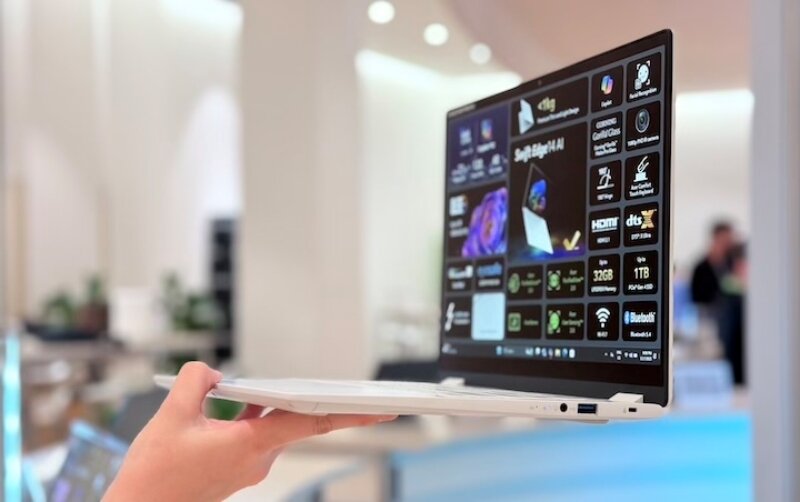 Acer Swift Edge 14 AI: Sức mạnh tối đa, trọng lượng tối thiểu