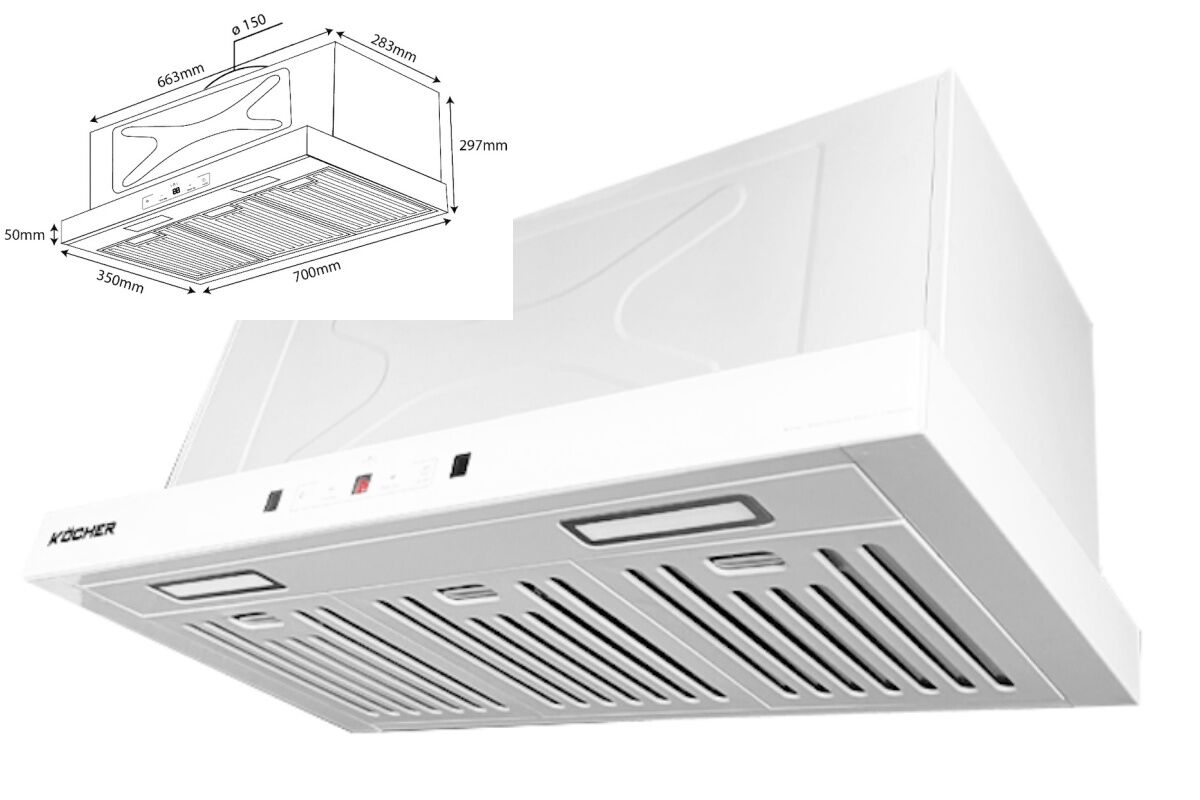 Trải nghiệm đẳng cấp cùng máy hút mùi Kocher Turbo X-350T