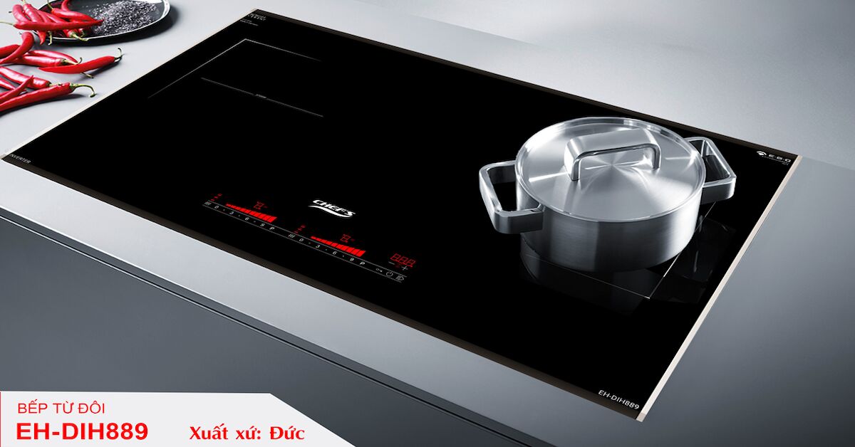 Trải nghiệm nấu ăn tuyệt vời với bếp từ Chef's EH-DIH889
