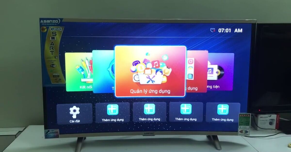 Trải nghiệm những điều thú vị cùng với chiếc Smart Tivi màn hình cong Asanzo 40 inch AS40CS6000