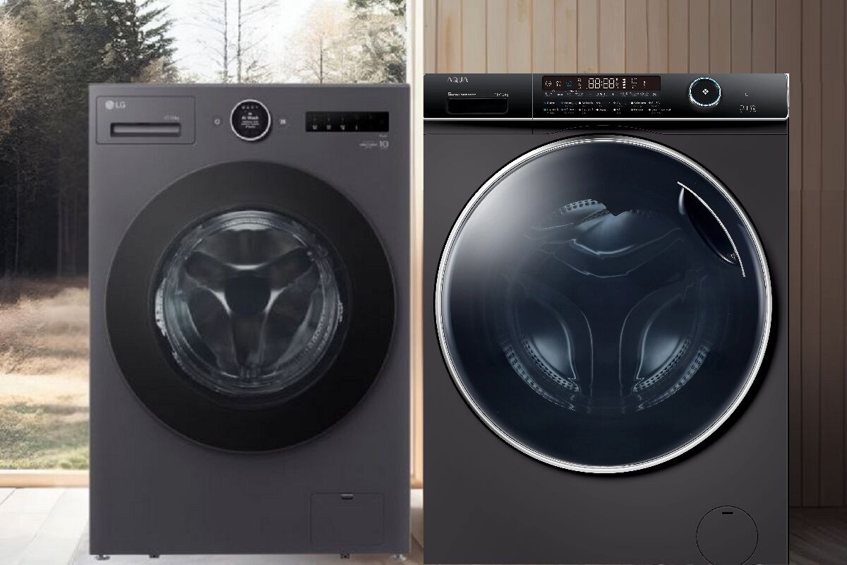 Trên 20 triệu nên mua máy giặt sấy LG F2517RNTG hay Aqua Inverter AQD-AH1500H PS?