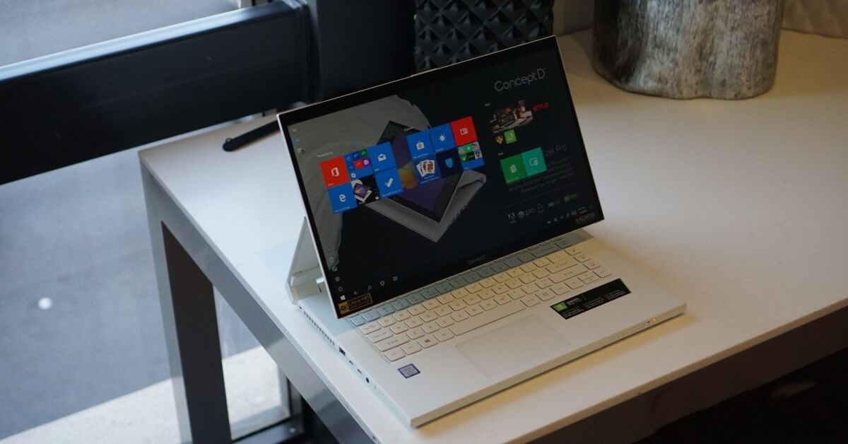 Trên tay Acer ConceptD 7 Ezel: Laptop độc lạ dành cho dân thiết kế!