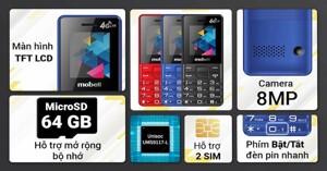 Trên tay chiếc điện thoại Mobell M239 rất bền vững