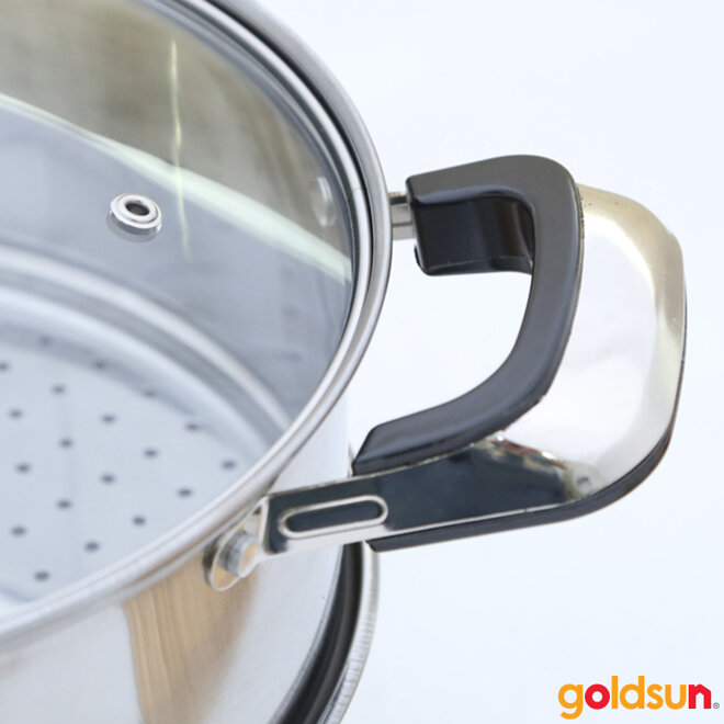 Bộ nồi inox xửng hấp vung kín Goldsun có tốt không?