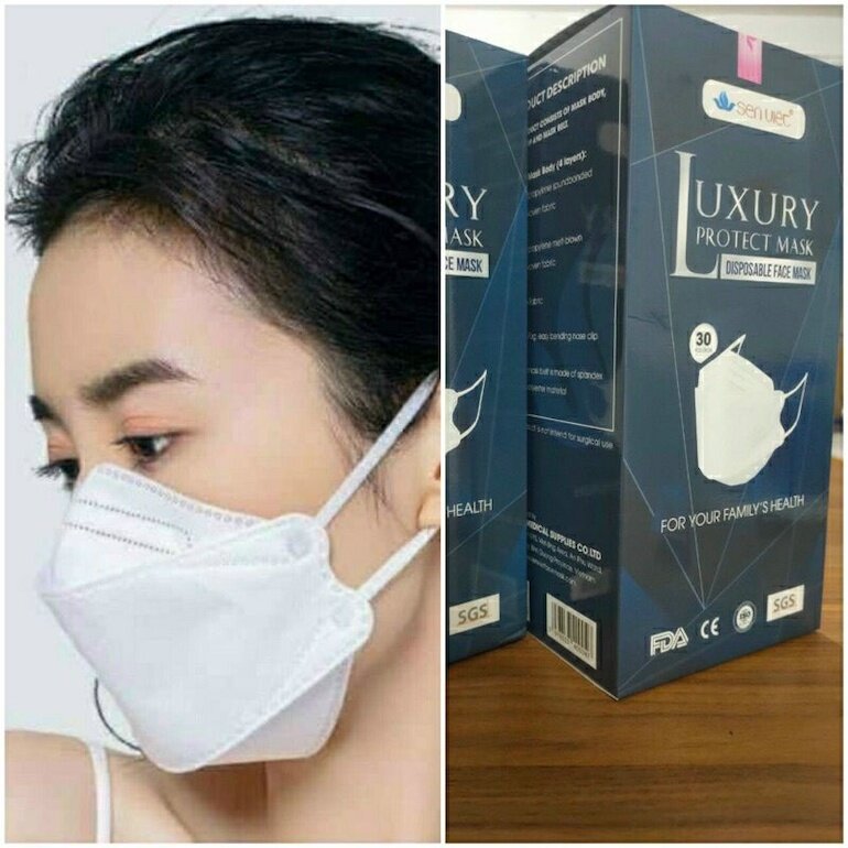 Khẩu trang 4D Luxury Protect Sen Việt